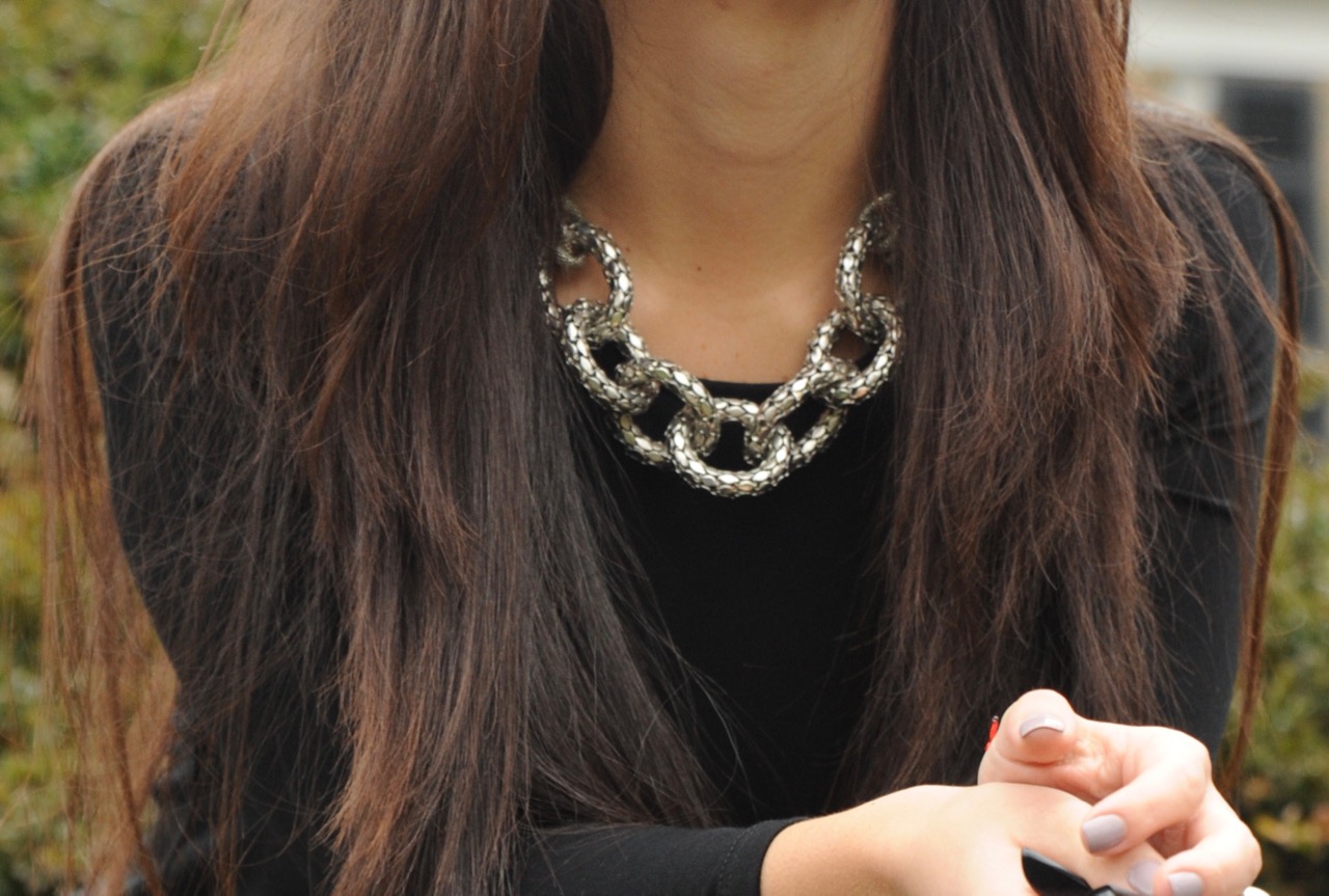 Silver necklace 